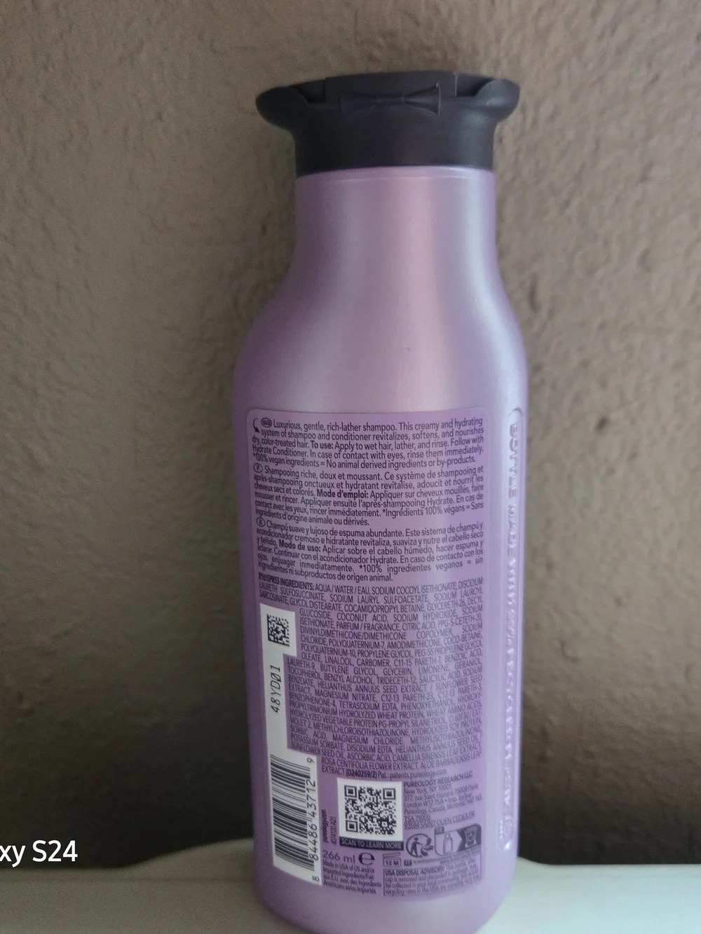 Pureology Hydrate Shampoo - Lavender Purple Bottle
